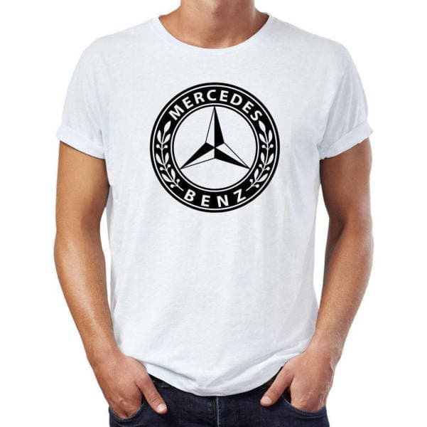 T Shirt Mercedes Logo Vintage